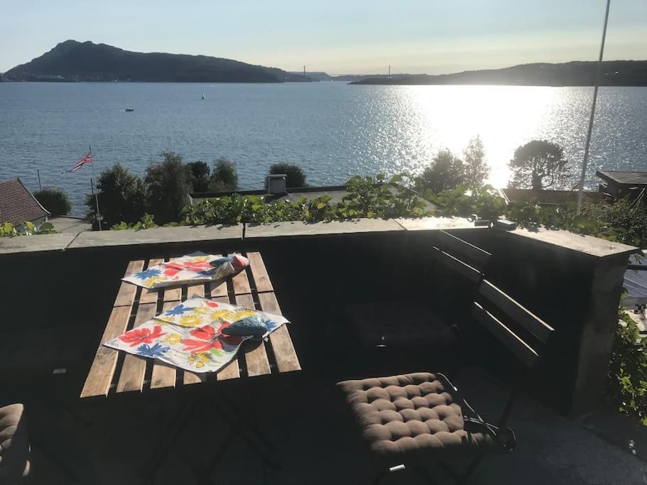 Med Panoramautsikt, Stor Uteplass Og 100 M Fra Badestrand Villa Bergen